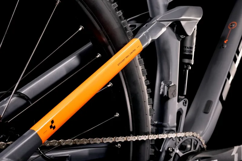 Cube Stereo 120 Pro Mountain Bike 2022 Grey/Orange-3